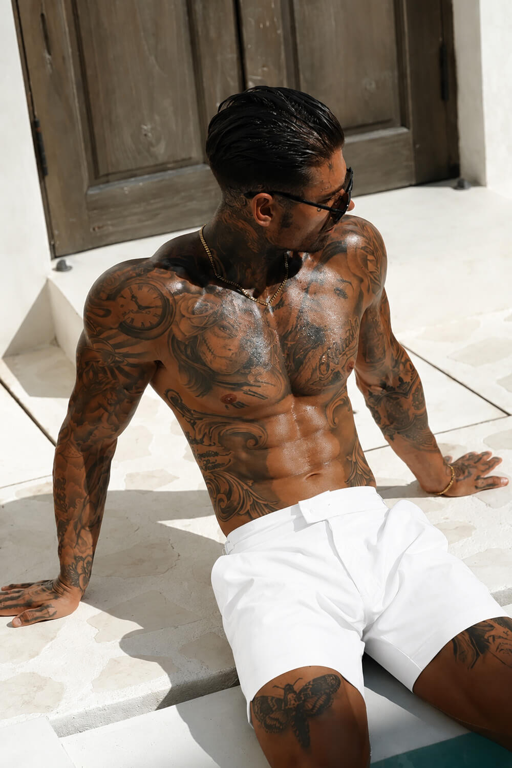 Amalfi Swim Shorts - White