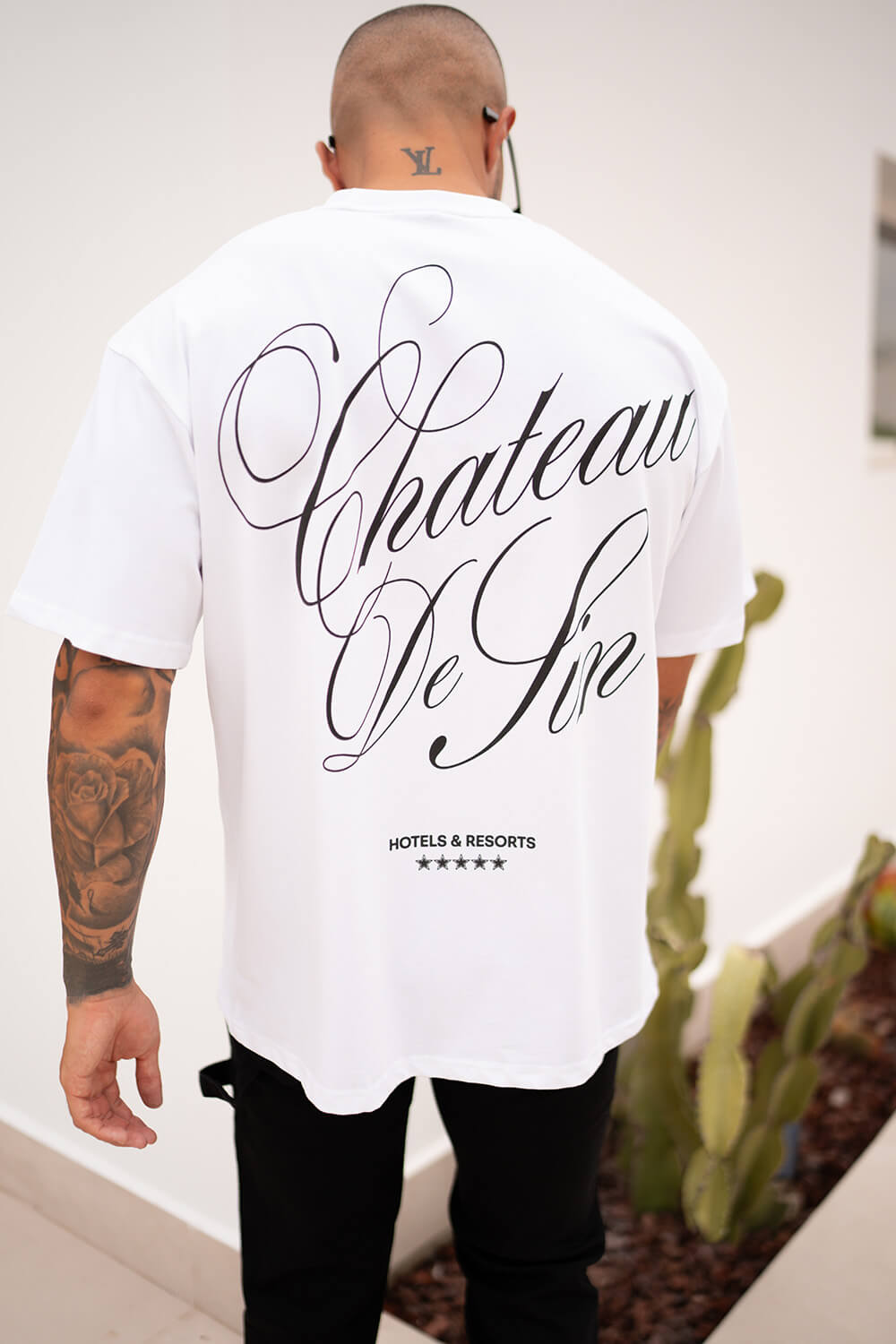 Chateau Crest Tee - White