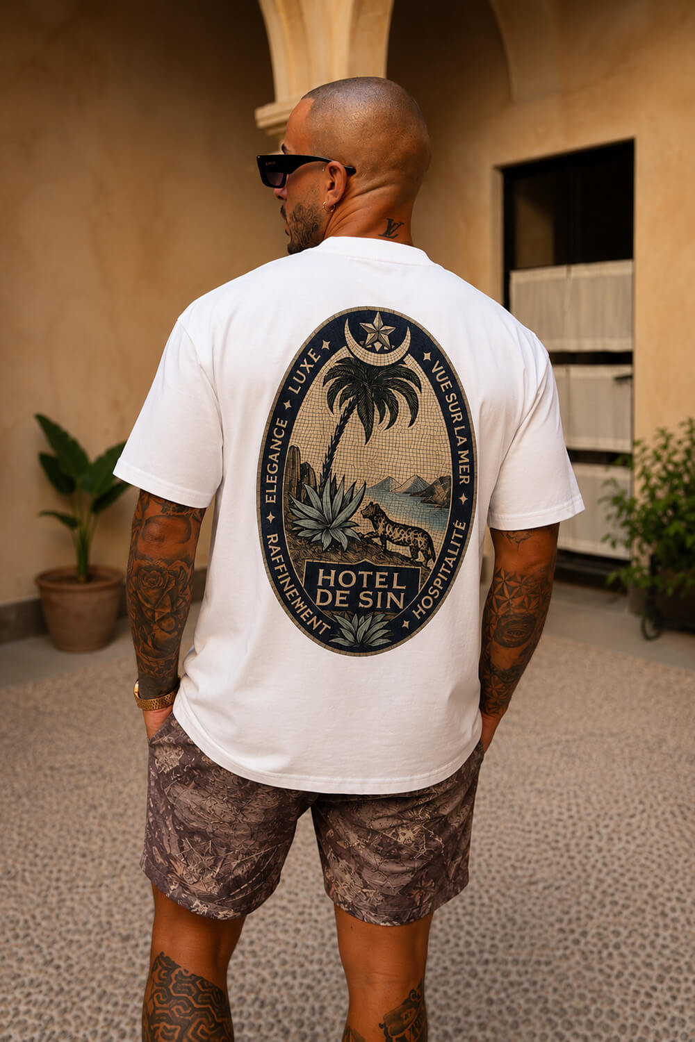 Grand Hotel Tee  - White