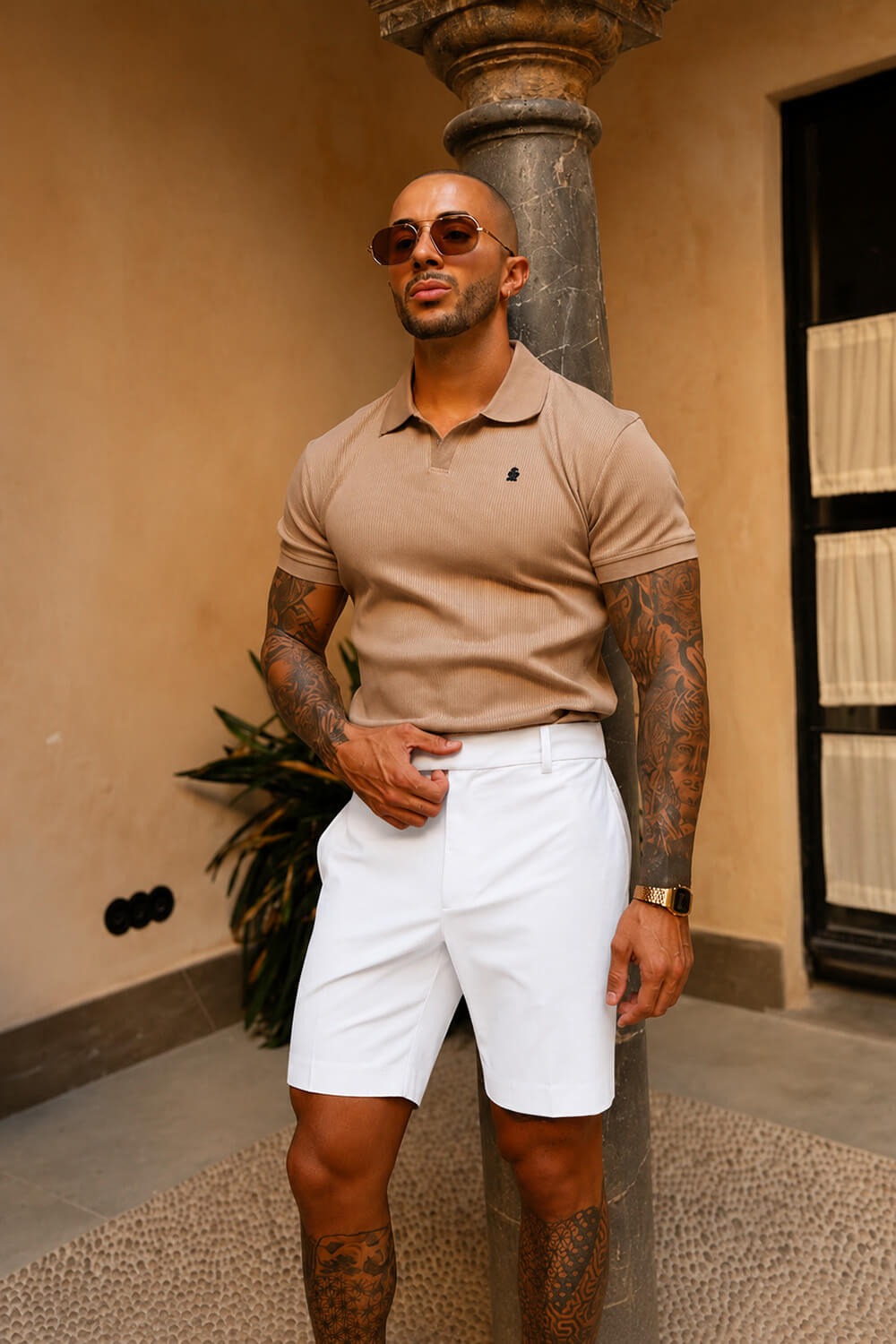 Ravello Tailored Shorts - White