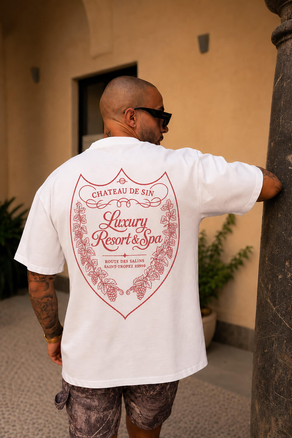Resort Crest Tee  - White