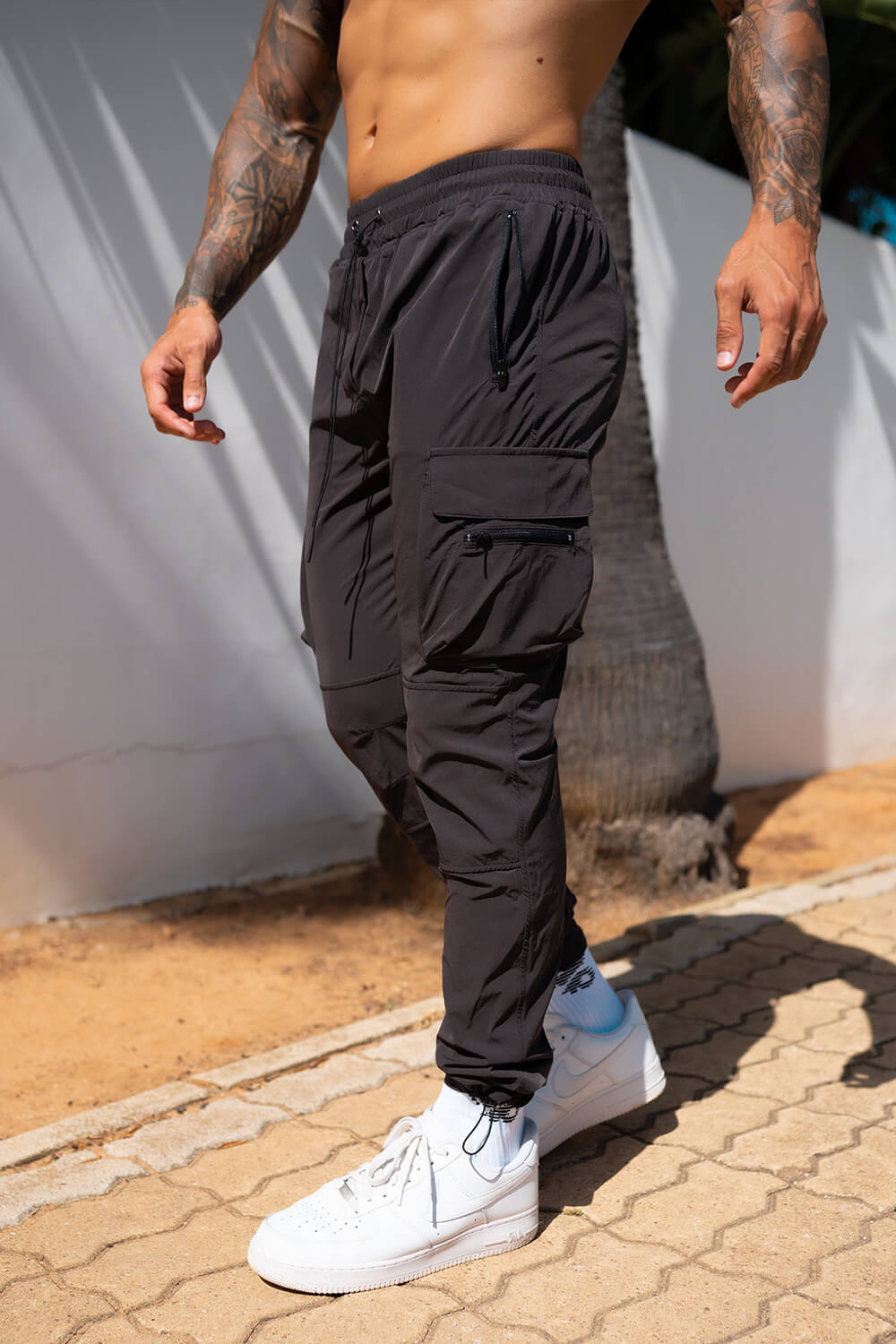 Sinners Attire Charcoal Raptor Cargo Pants