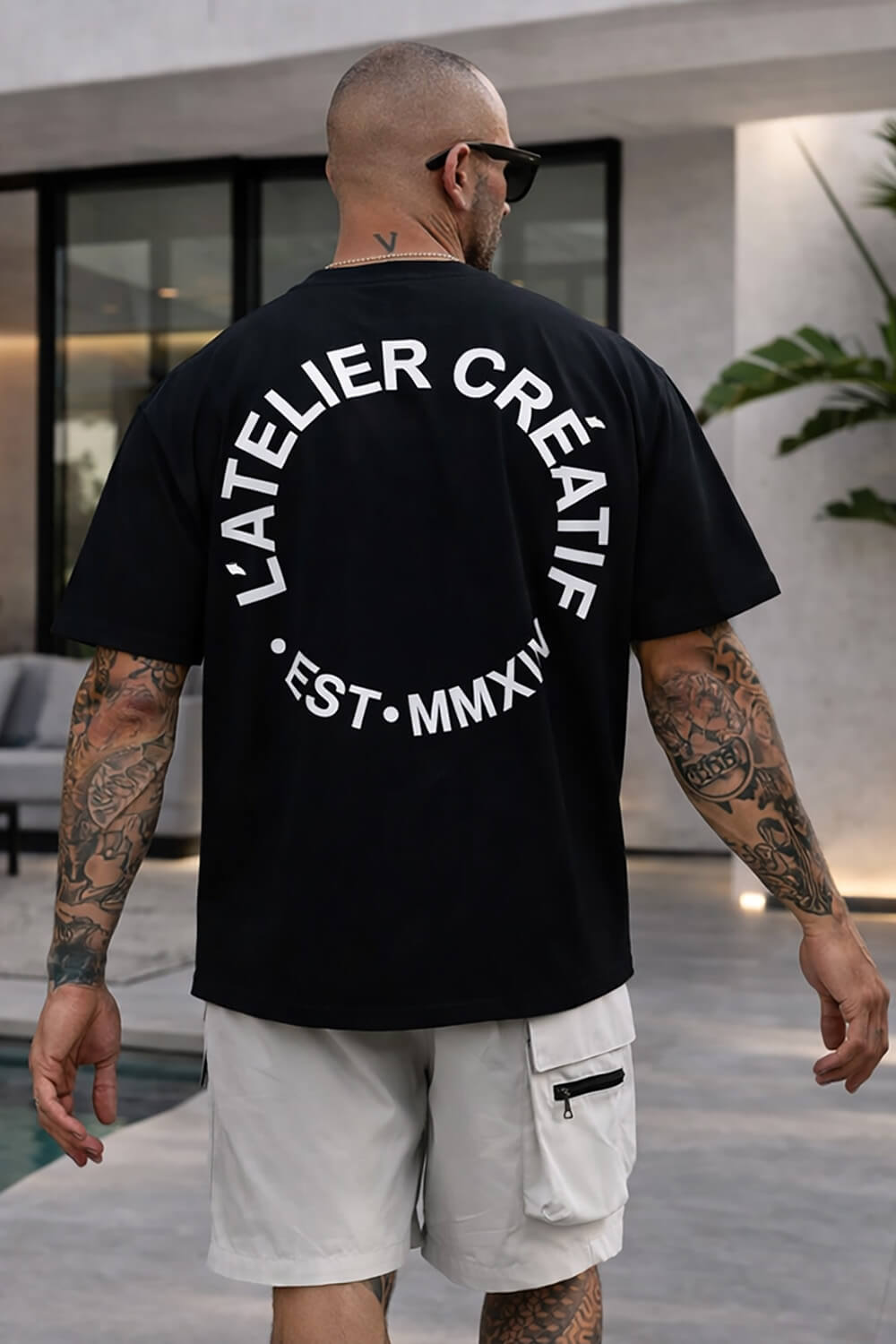 Atelier Circle Tee - Black