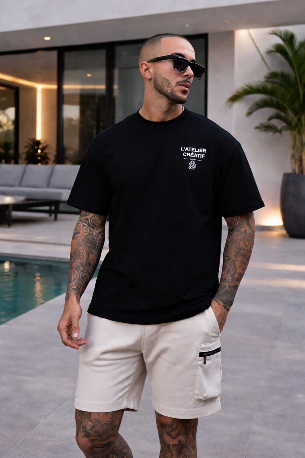 Atelier Circle Tee - Black