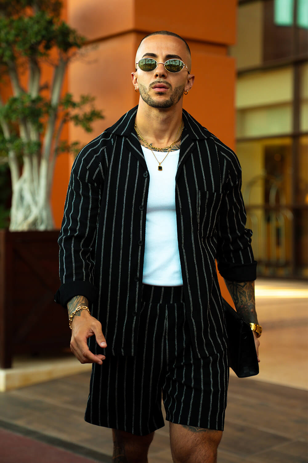 Costa Pelle Shirt - Black