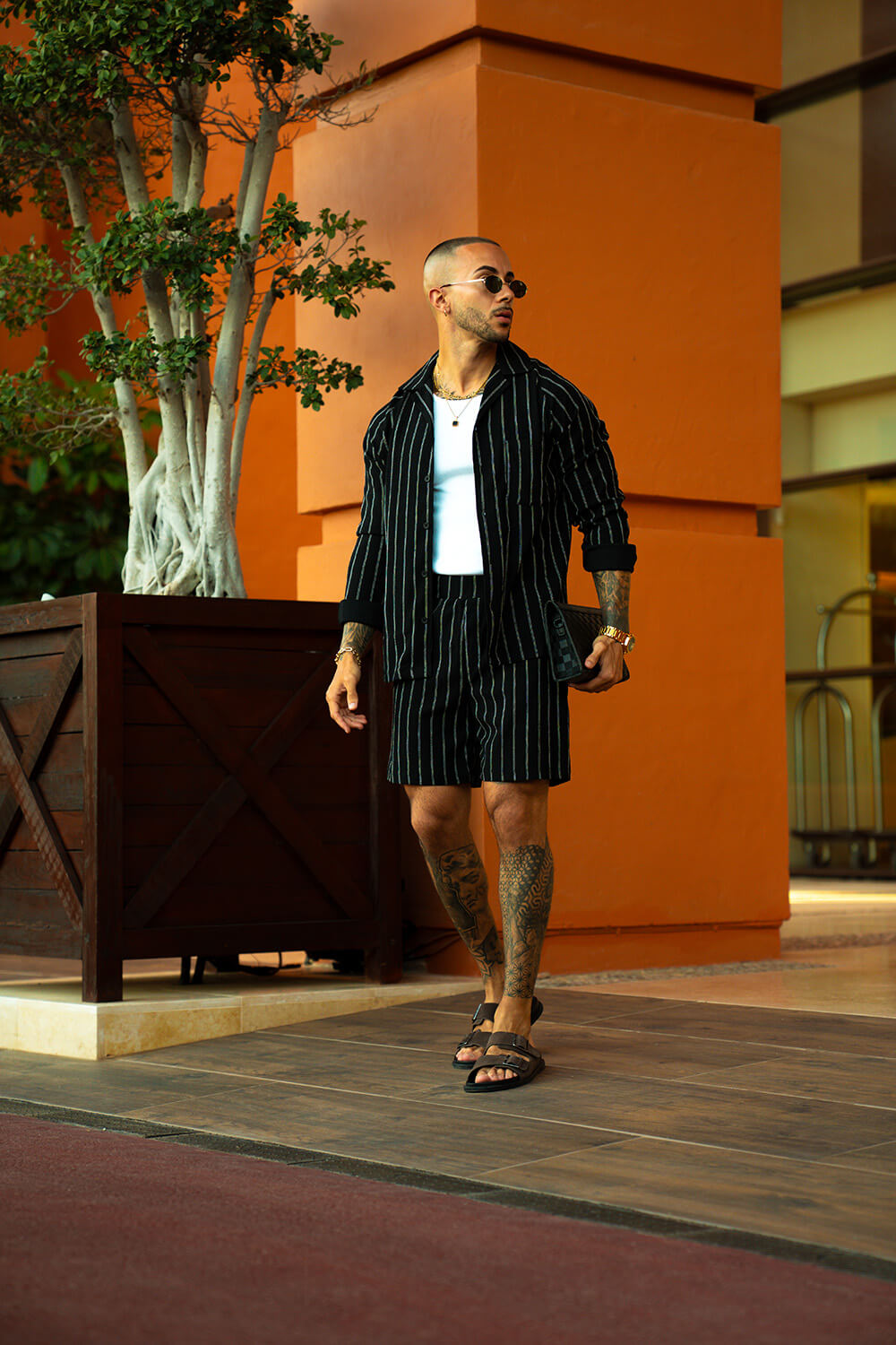 Costa Pelle Shirt - Black