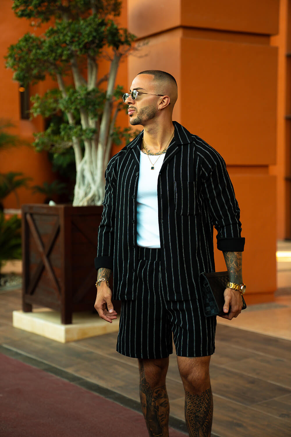 Costa Pelle Shirt - Black