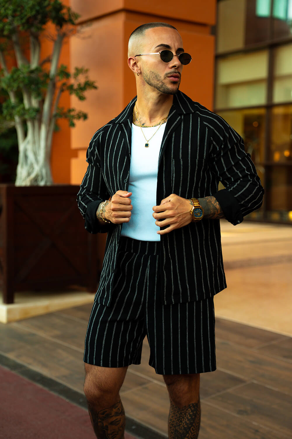 Costa Pelle Shirt - Black