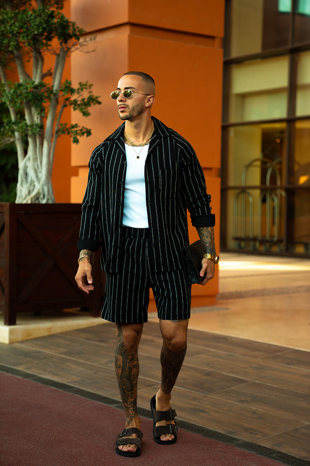 Costa Pelle Shirt - Black