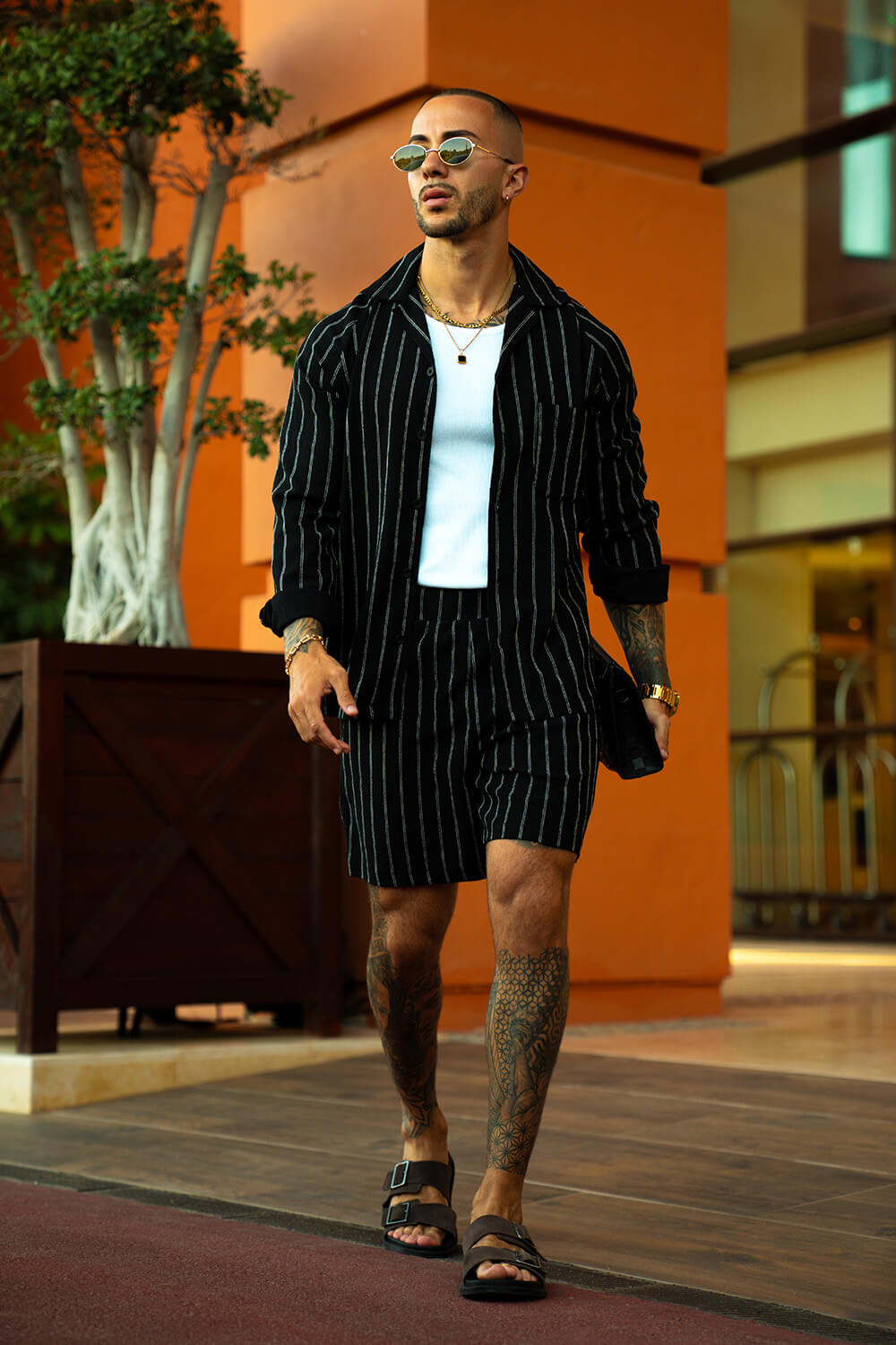 Costa Pelle Shorts - Black