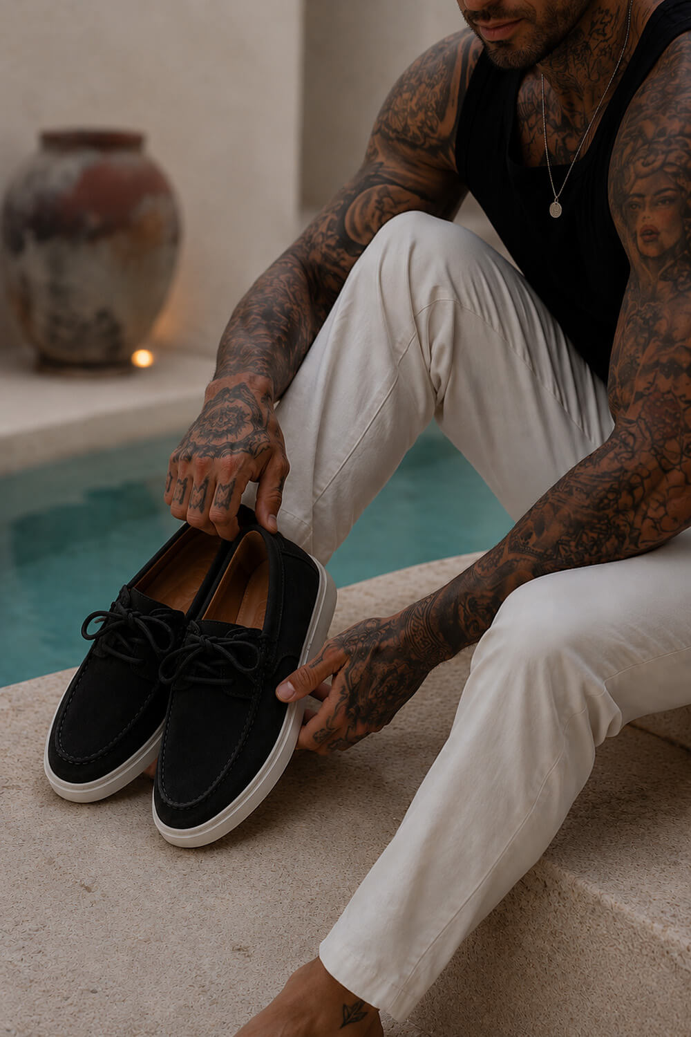 Deck Shoe - Black