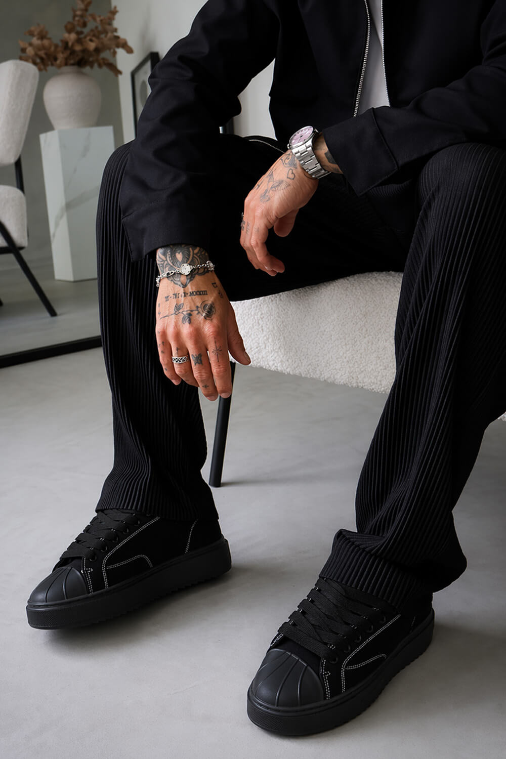 16mm Wide Laces - Black