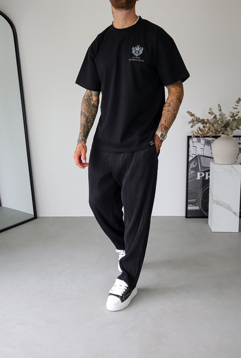 Onyx-Sneaker – Schwarz/Weiß