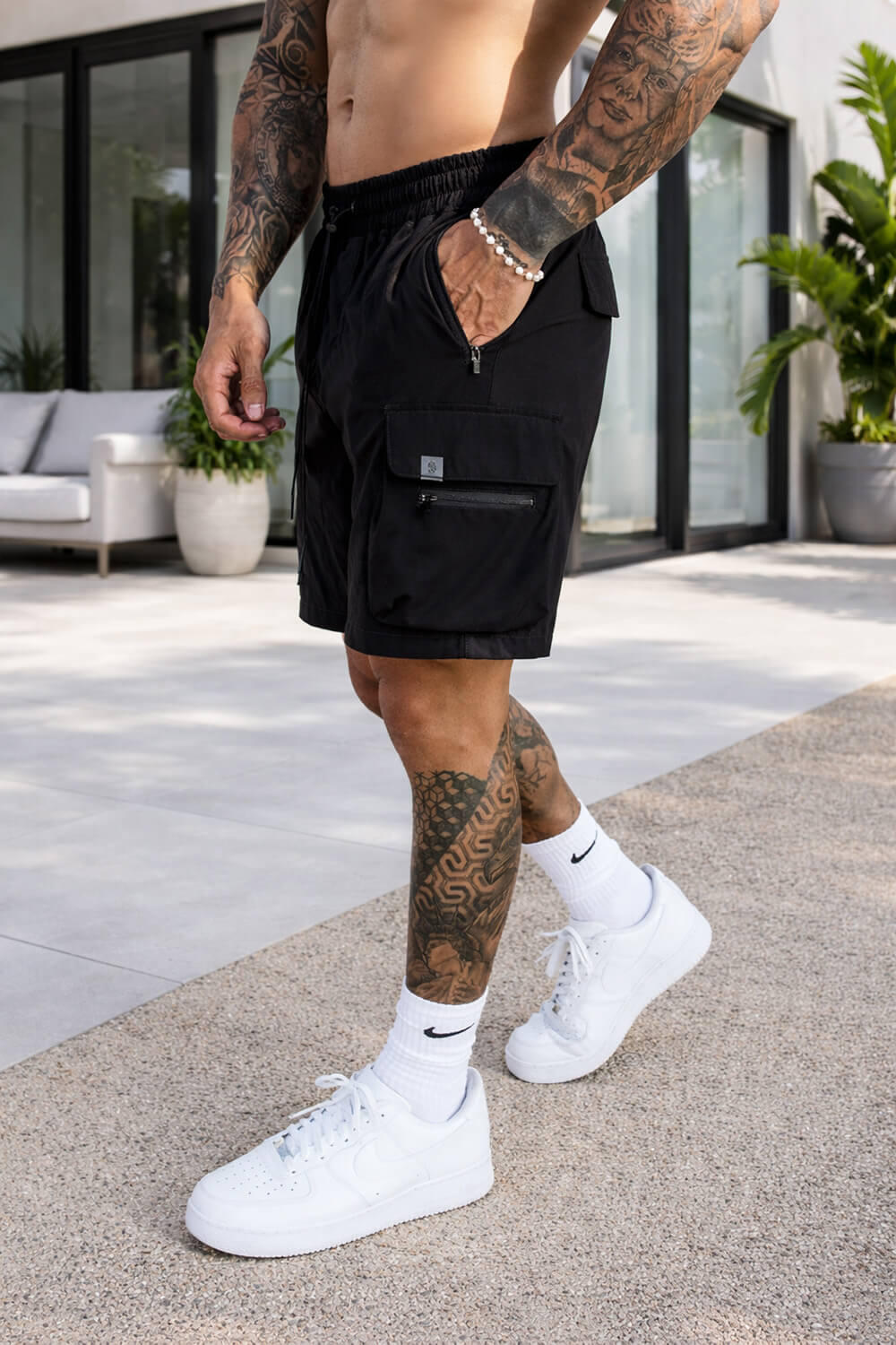 Raptor Cargo Shorts - Black