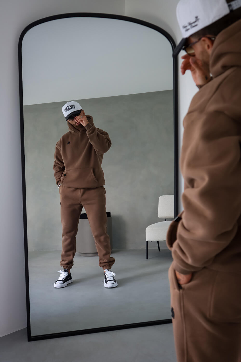 Core Luxe Joggers - Brown