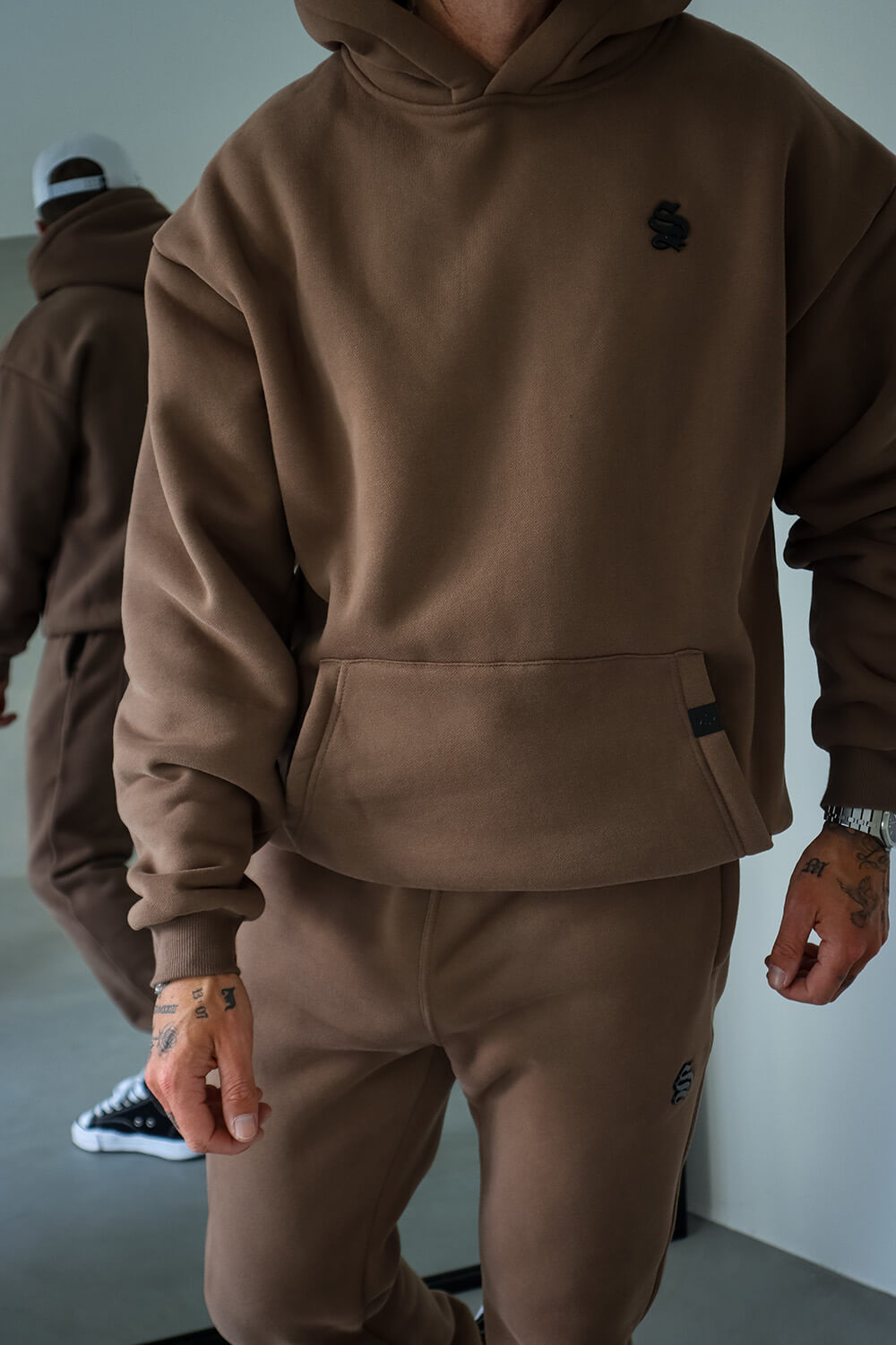 Core Luxe Hoodie - Brown