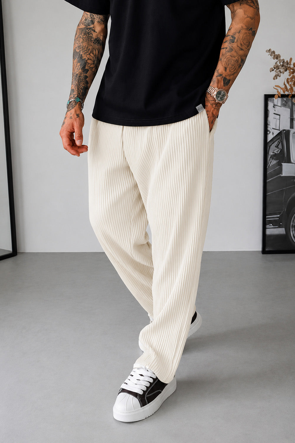 Monaco Trousers - Ecru