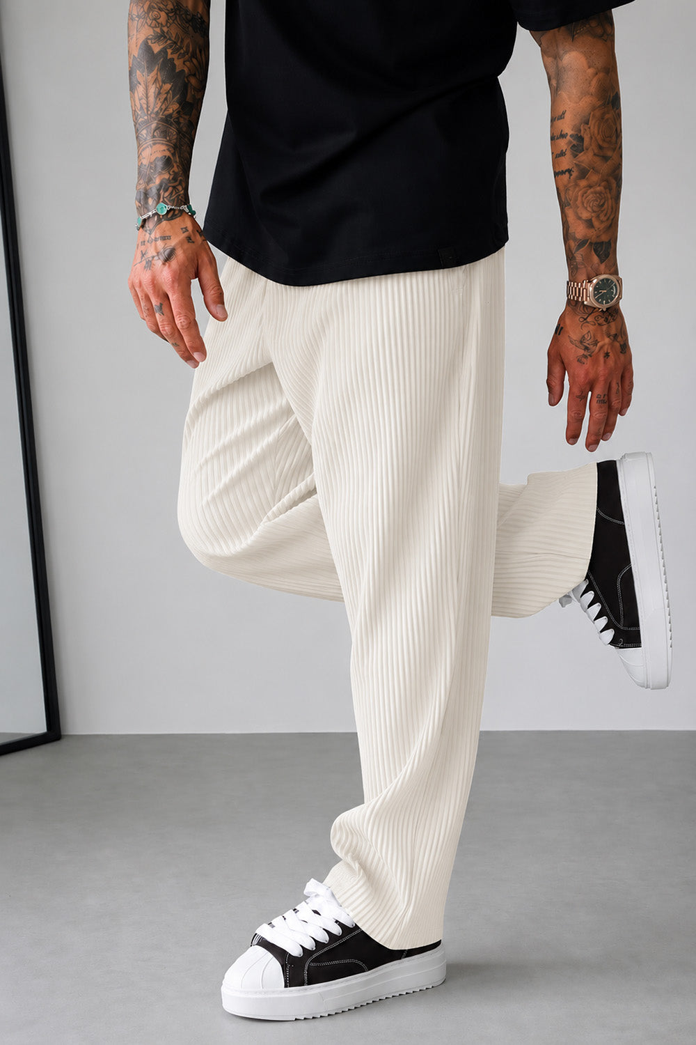 Monaco Trousers - Ecru/Beige