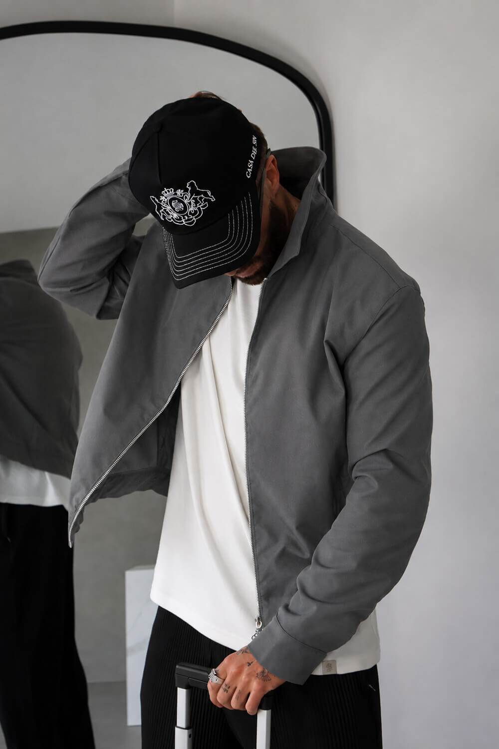 Harrington Jacket - Grey