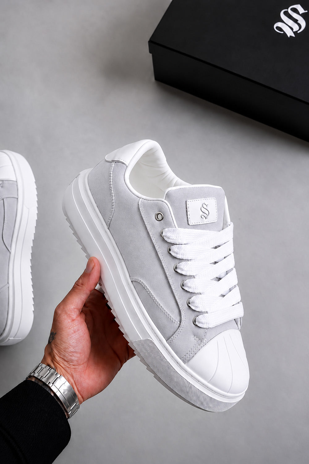 Onyx Trainers - Grey/White