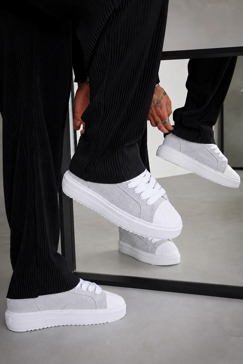 Onyx Trainers - Grey/White