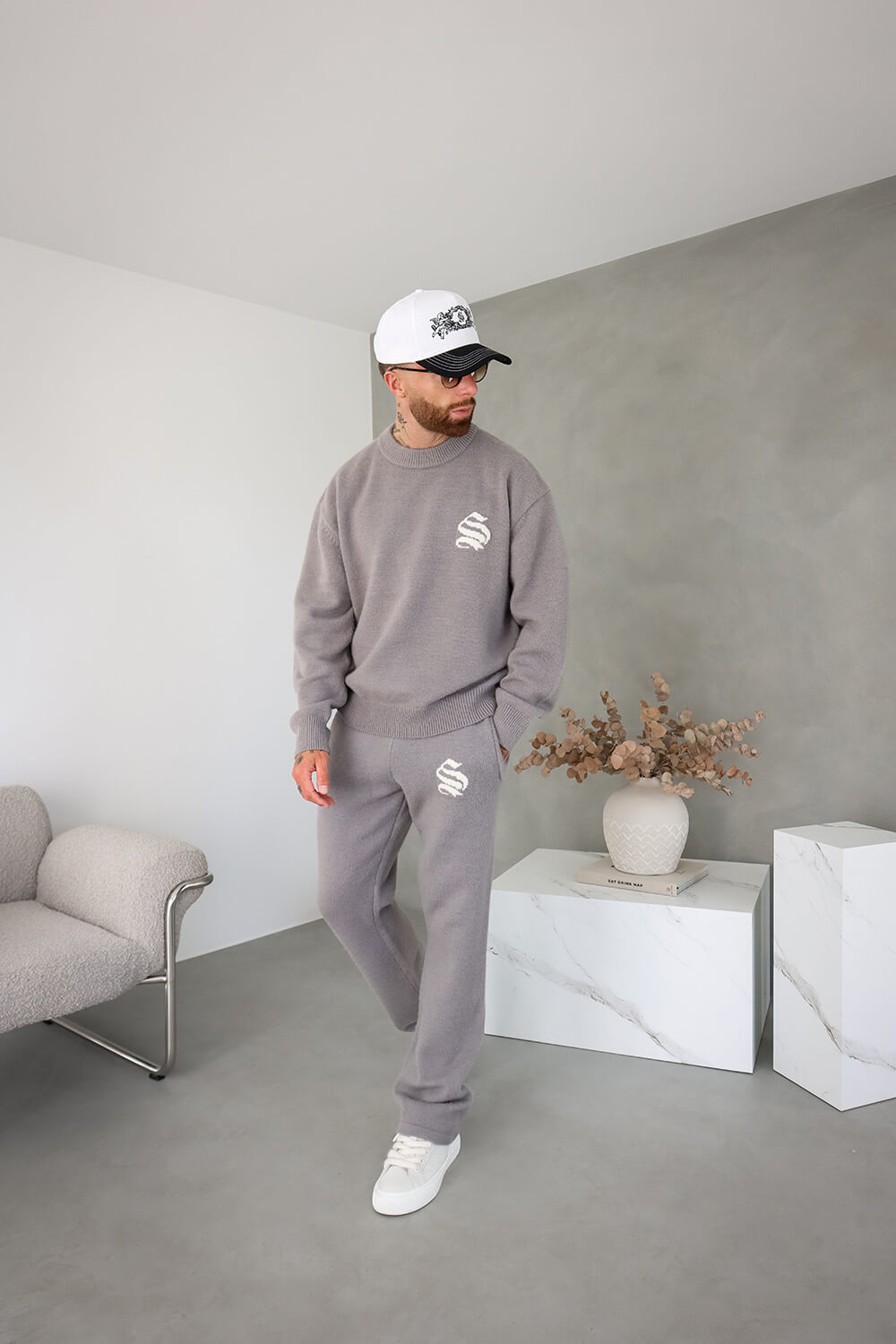 Palais Knitted Sweater - Grey