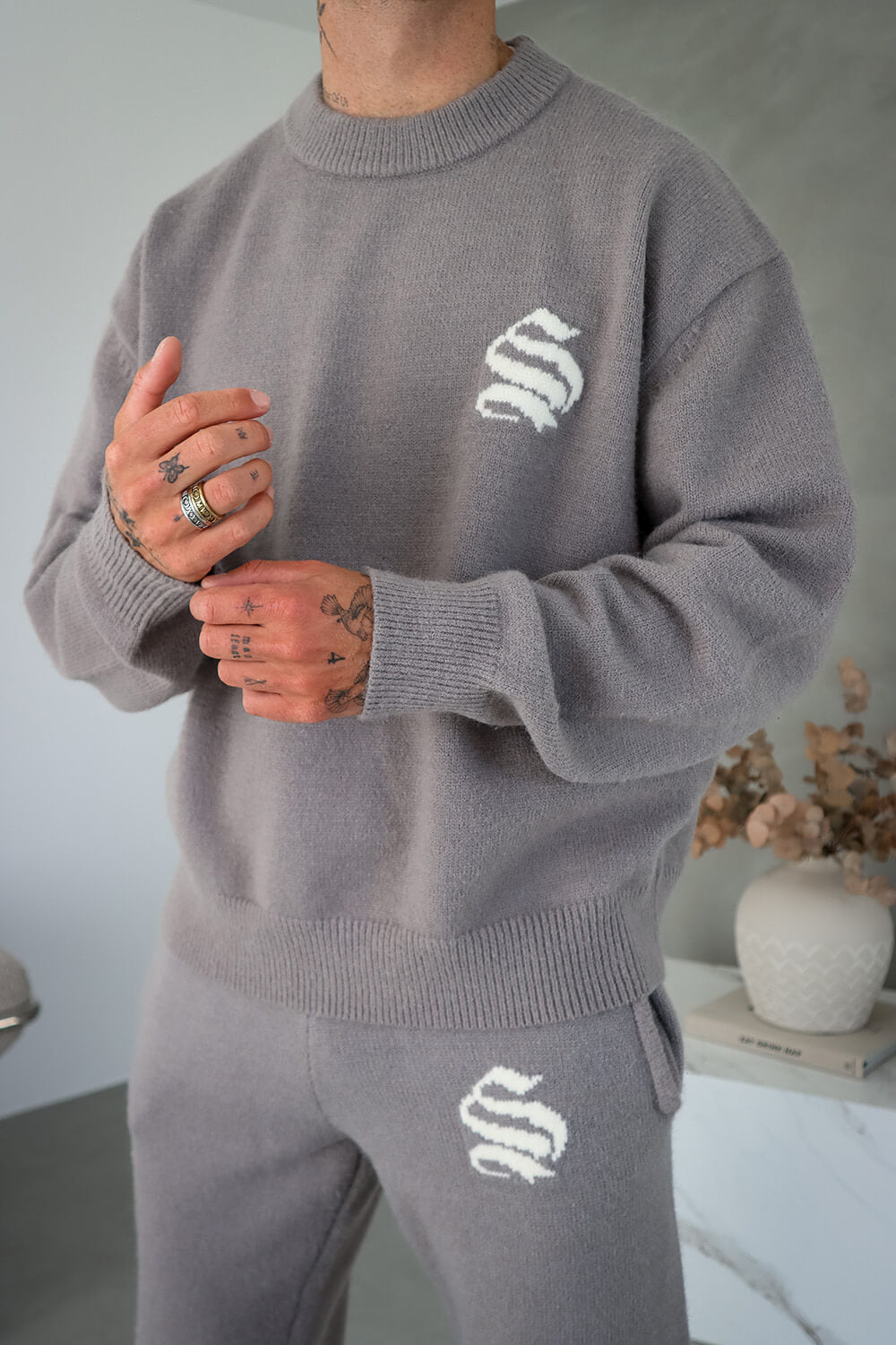 Palais Knitted Sweater - Grey