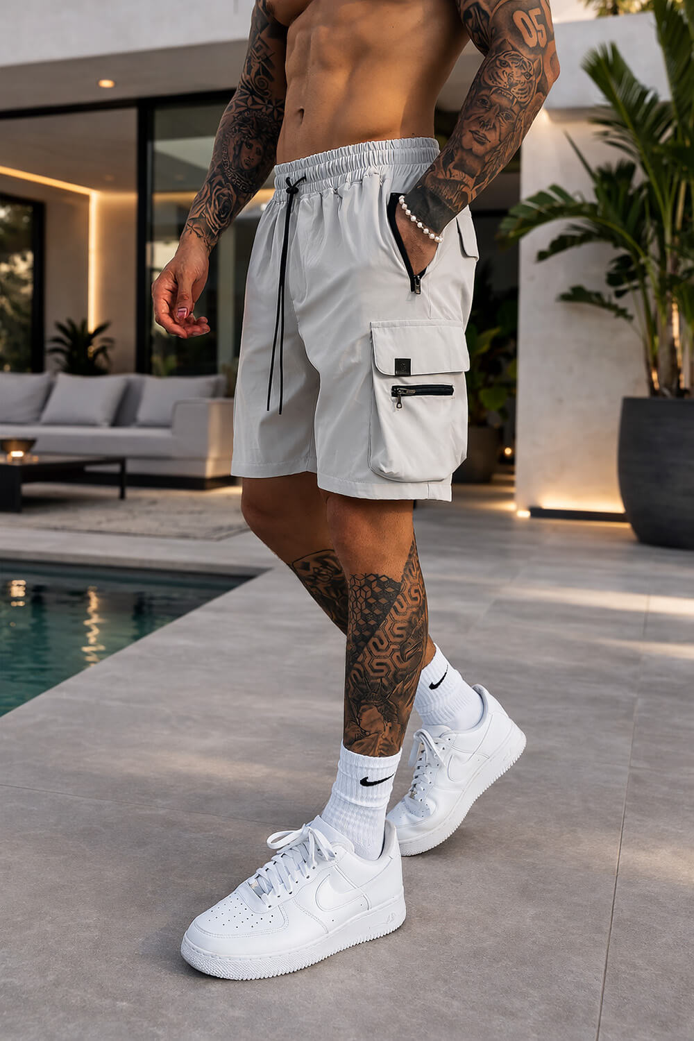 Raptor Cargo Shorts - Grey