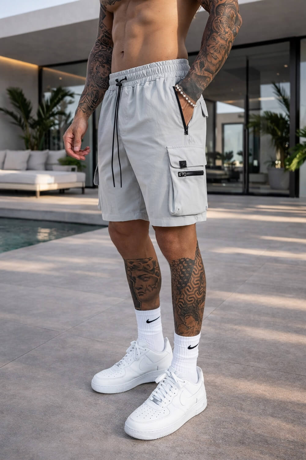 Raptor Cargo Shorts - Grey
