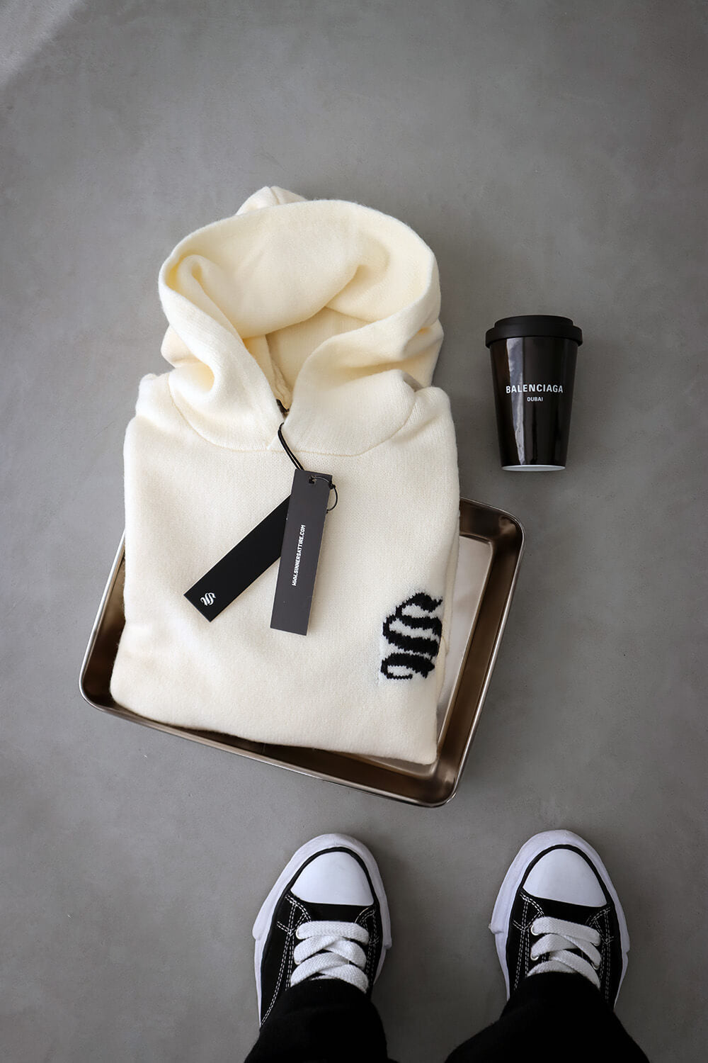 Palais Knitted Hoodie - Off White