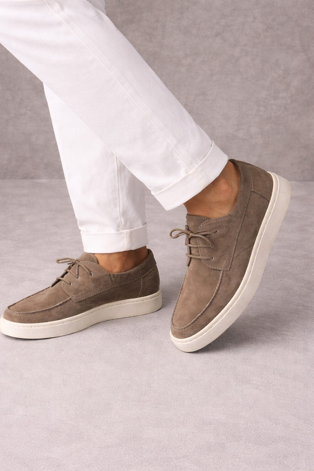 Deck Shoe - Taupe