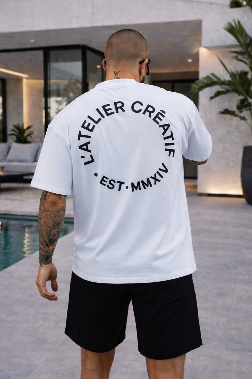 Atelier Circle Tee - White