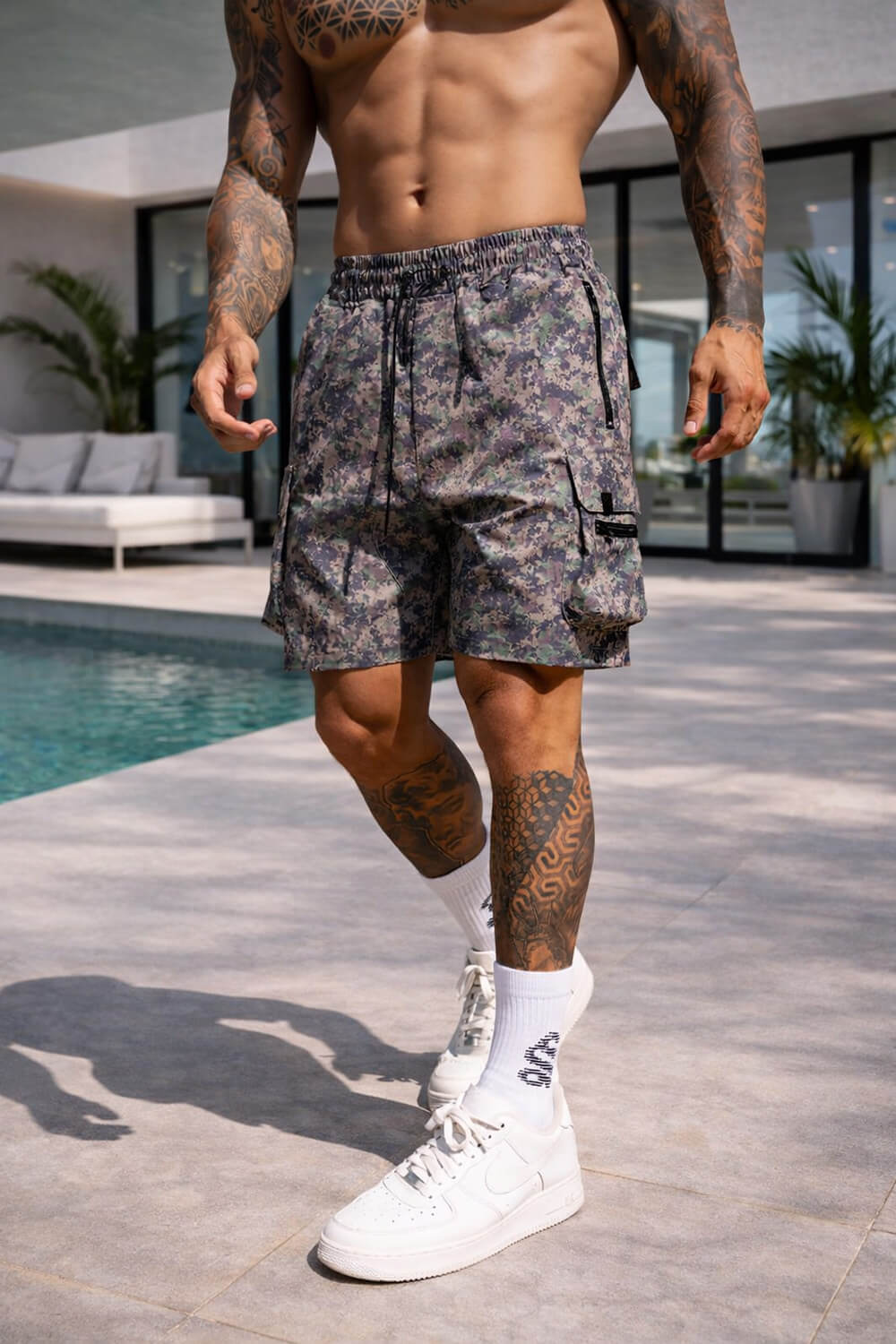 Raptor Cargo Shorts - Digital Camo