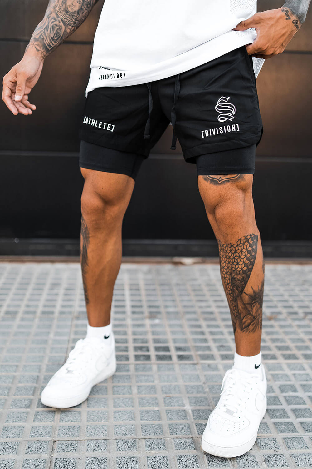 Hybrid Athlete Shorts - Black