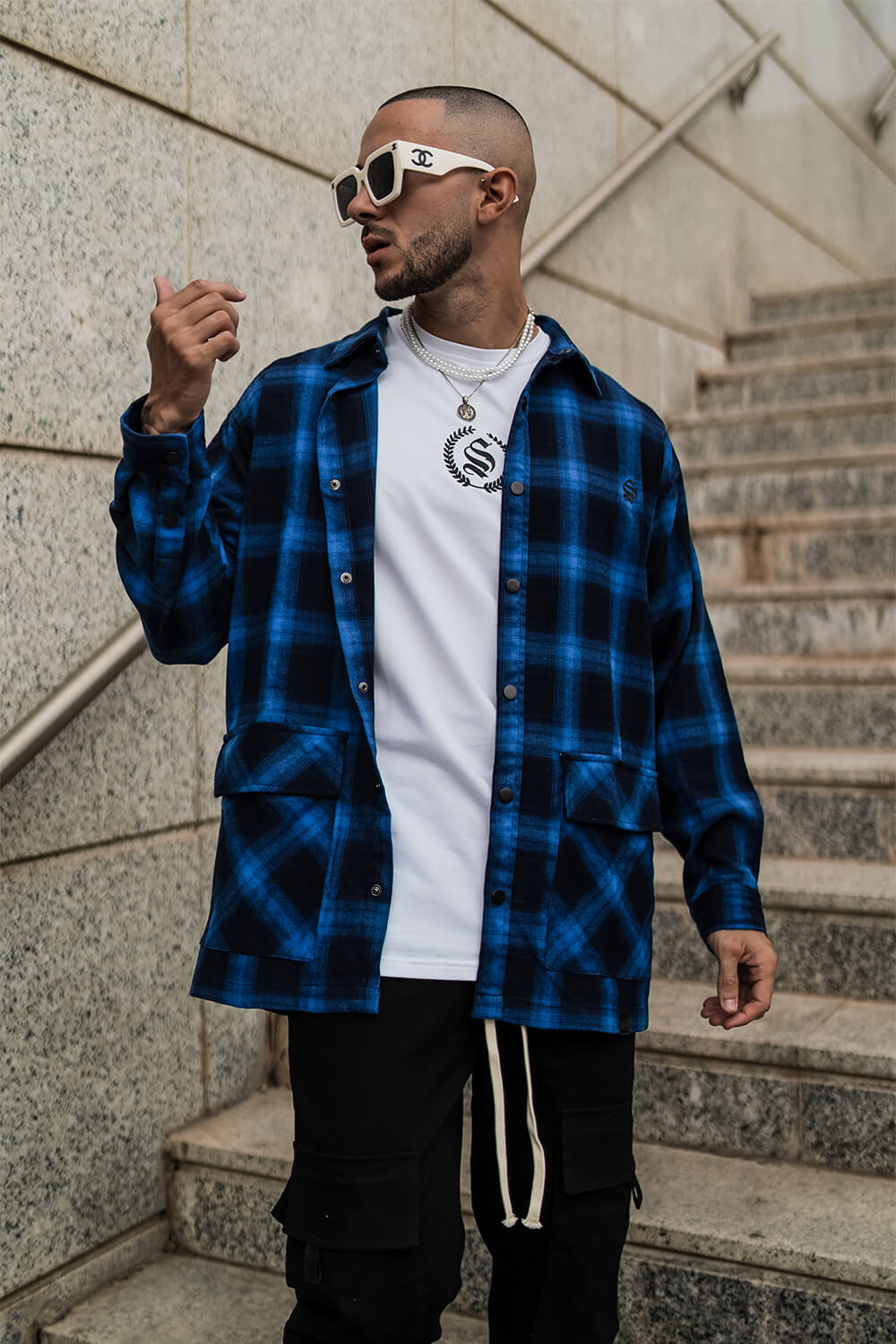 Streetwear 2024 flannel shirts